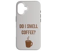 Vintage Coffee Lover Motif For Women And Men With Coffee Pot Custodia per iPhone 16