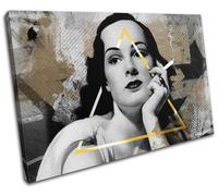 Vintage Collage Urban Grunge Vintage SINGLE TELA parete arte foto stampa