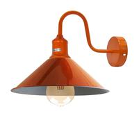 Vintage collo di Cigno Muro Luce Interno Lanterna E27 Lampada Paralume Metallo