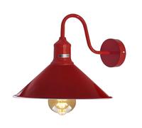 Vintage collo di Cigno Muro Luce Interno Lanterna E27 Lampada Paralume Metallo