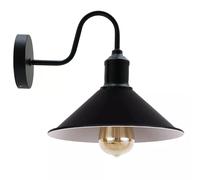 Vintage collo di Cigno Muro Luce Interno Lanterna E27 Lampada Paralume Metallo