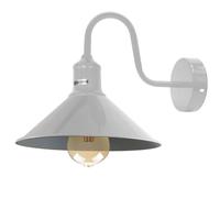 Vintage collo di Cigno Muro Luce Interno Lanterna E27 Lampada Paralume Metallo