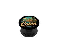 Vintage Colon Panama Viaggio Souvenir Landmark Gift PopSockets PopGrip Adesivo