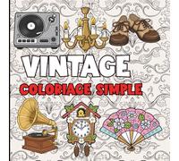 Vintage: Coloriage simple