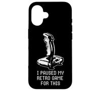 Vintage Controller di Gioco Joystick Video Gamer 8Bit Retro Custodia per iPhone 16