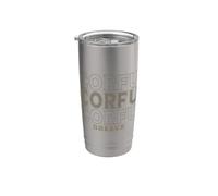 Vintage Corfu Grecia Bicchiere termico in acciaio inox doppia parete