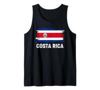 Vintage Costa Rica Bandiera Costa Rica Family Pride Canotta