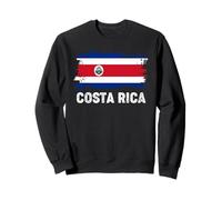 Vintage Costa Rica Bandiera Costa Rica Family Pride Felpa