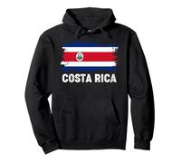 Vintage Costa Rica Bandiera Costa Rica Family Pride Felpa con Cappuccio