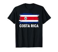 Vintage Costa Rica Bandiera Costa Rica Family Pride Maglietta