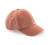 Vintage Cotone Lavato Cappello Baseball Beechfield Profilo Basso Regolabile