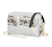 Vintage Cowboy nel deserto Borse A Tracolla Per Le Donne In Pelle Vegana Delle Donne Cross Body Borsa Impermeabile Borsa A Tracolla Per La Donna