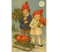 Vintage Cozy Notebook - Winter Forest Companions: A gentle notebook inspired by winter forest stories