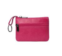 Vintage Crazy Horse Cuoio Degli Uomini Della Moneta Della Borsa Della Moneta Del Cuoio Genuino, Borsa Rosered Piccola, Taglia unica