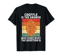 Vintage Croffle è la Risposta a Chi Importa Quale Sia la Domanda Maglietta con Stampa Grafica Economica