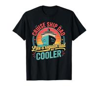 Vintage Cruise Ship Cool Dad Retro Ocean Sailing Adventure Maglietta