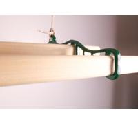 Vintage da Parete Stendibiancheria Soffitto Fisso Verde Ghisa Raccordi 7 Legno