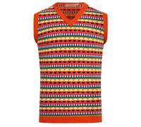 Vintage da Uomo 1930's 40's 50's 60's 70's Guerra Fairisle Maglia Gilet