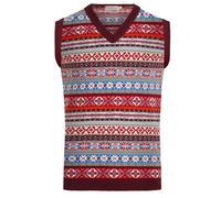 Vintage da Uomo 1930's 40's 50's 60's 70's Guerra Fairisle Maglia Gilet