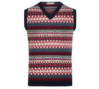 Vintage da Uomo 1930's 40's 50's 60's 70's Guerra Fairisle Maglia Gilet