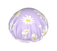 Vintage Daisy Cuffia Da Bagno Per Donna Antiscivolo Cuffia Da Doccia Con Elastici Shower Caps Per Hotel Viaggi Salone