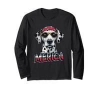 Vintage Dalmata 4 luglio Merica Maglia a Manica