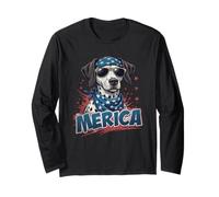 Vintage Dalmata 4 luglio Merica Maglia a Manica