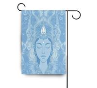Vintage Dea Testa bandiere esterne decorative all'aperto Buon Natale banner per la decorazione esterna 28x40 double sided
