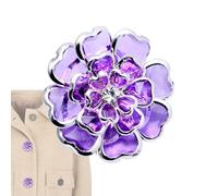 Vintage Decorative Metal Flower Button Covers - Fancy DIY Shirt and Suit Button Embellishments, Elegant Flower Shaped Jewelry, Gift for Grandma and Wife, Formal Wear Fashion Gear