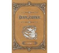 Vintage diary journal: Elegant vintage notebook with an antique-inspired cover and smooth, high-quality pages, perfect as a travel book, or writing, journaling, and daily notes