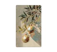 Vintage Disco Ball On Ramo con Luci Singolo Toggle Blank Wall Plate Light Switch Cover Decorativo 1 Gang per Cucina Camera Bagno Dimensioni 11,4 x 7 cm