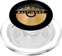 Vintage Disco-Musica 80s Feste-Festival Skyline-Baltimore PopSockets PopGrip per MagSafe