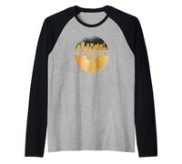 Vintage Disco-Musica 80s Feste-Festival Skyline-USA-Phoenix Maglia con Maniche Raglan