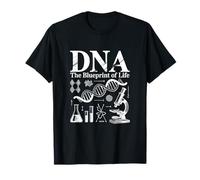Vintage Dna Doppia Elica Genetica Scienza Studente Insegnante Maglietta