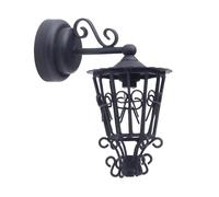 Vintage Dollhouses Wall Sconce 1/12 Nero Hollow Lampada Da Parete Per Gli Appassionati di Modelli di Progetto Casa delle Bambole Scena Decorazione