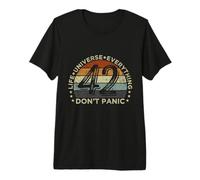 Vintage Don't Panic Life L'Universo e Tutto 42 Maglietta Premium