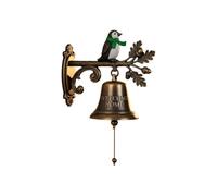 Vintage Door Bell Hanger, Rustic Wall Chime With Metal Design, Decorative Entry Accent, Easy To Mount And Relocate, Indoor Or Outdoor Welcome Use, 7.09 Inches