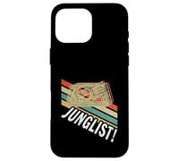 Vintage Drum And Bass Party 80s DJ Rave Giradischi Junglist Custodia per iPhone 16 Pro Max