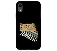 Vintage Drum And Bass Party 80s DJ Rave Giradischi Junglist Custodia per iPhone XR