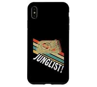 Vintage Drum And Bass Party 80s DJ Rave Giradischi Junglist Custodia per iPhone XS Max