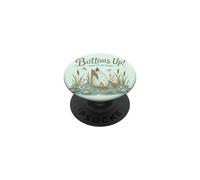 Vintage Duck Marsh Humor Bottoms Up Stagno PopSockets PopGrip Adesivo