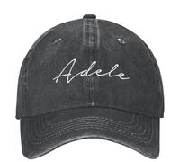 Vintage e Classico Adele Baseball Caps Outfit Casual Distressed Denim Lavato Snapback Cappello papà per Uomo Donna Tutte Le Stagioni Cappellini da Viaggio Cappello Resistente e Confortevole