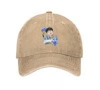 Vintage e Classico Cha Eun Woo Berretto da Baseball Vintage Distressed Cotone Corea del Sud Snapback Cappello Uomo Donna Outdoor Tutte Le Stagioni Cappelli da Viaggio cap Resistente e Confortevole