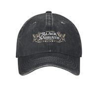 Vintage e Classico Classico Black Sabbath 2025 Farewell Tour Berretto da Baseball per Uomo Donna Copricapo Lavato Invecchiato Cappello Regolabile all'aperto Resistente e Confortevole