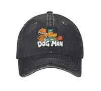 Vintage e Classico DogMan Adventure Sun Berretto da Baseball Casual Unisex-Teens Lavato Hip Hop Cappelli all'Ingrosso Personalizzato Fai da Te KPOP Rock Snapback cap Durevole e Confortevole