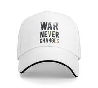 Vintage e Classico Guerra Non Cambia Mai Sole Berretto da Baseball Moda Estiva Cappello Trucker per Unisex-Adolescenti Sport all'Aria Aperta Berretti da Baseball durevoli e Confortevoli