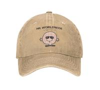 Vintage e Classico Mr Worldwide Pitbull Baseball cap Classico Distressed Lavato Snapback cap Unisex Stile Unisex Cappelli da Viaggio all'aperto Cappelli Regolabili cap Resistente e Confortevole