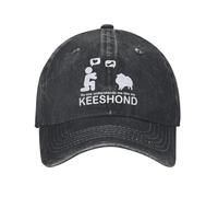Vintage e Classico Nessuno Mi capisce Come Il Mio Keeshond Casual Berretto da Baseball KPOP Rock Hip Hop Cappelli Estivi Streetwear a Prova di Sole Cappellini da Baseball durevoli e Confortevoli