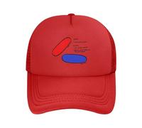 Vintage e Classico Pillola Blu Pillola Rossa Abiti Schiuma A Rete Cappello Trucker Unisex Raffreddamento Mesh-Back Snapback cap Moda Adjustbale Durevole e Confortevole