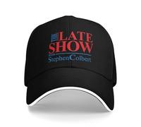 Vintage e classico The Late Show Stephen Colbert Sun Berretto da baseball Cappelli hip hop vintage estivi per adolescenti unisex escursionismo pesca berretti da baseball durevoli e confortevoli